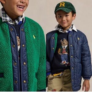Ralph Lauren 4T Boys Reversible Quilted Ripstop Jacket NWT